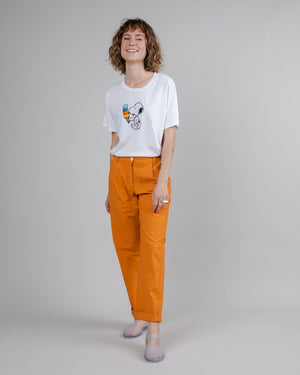 Peanuts Icecream Oversize Tee White