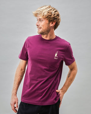 Salut Cotton T-Shirt Grape