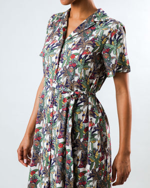 Helios Long Dress Ecru