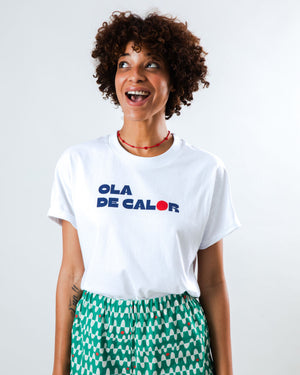 Ola de Calor Oversize Tee White