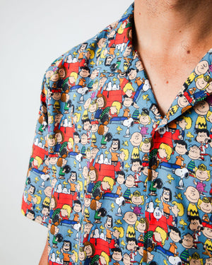 Peanuts The Gang Aloha Blue