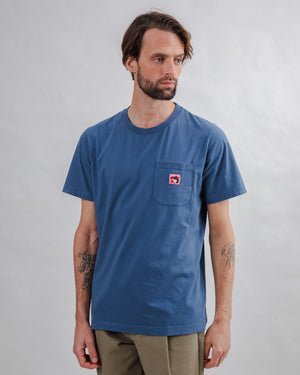 Brava Gum Label T-shirt Indigo