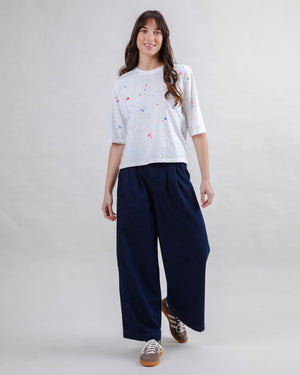 Splash Paint Squared Tee White