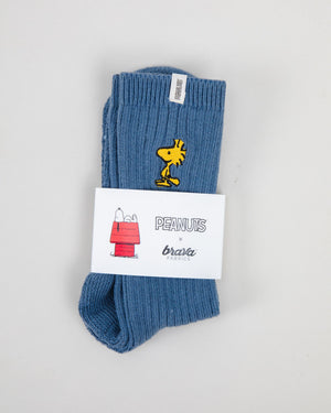 Peanuts Woodstock Socks Blue