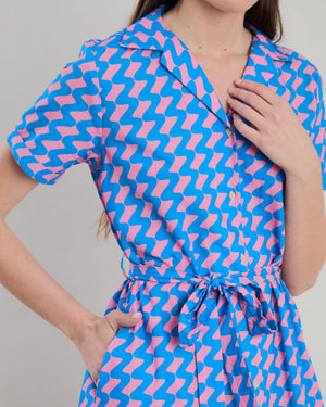 Gum Long dress Blue
