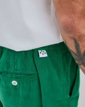 Baby Cord Shorts Green
