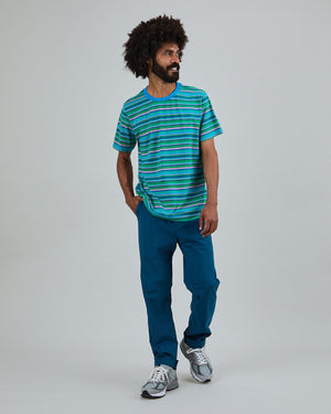 Stripes Regular T-Shirt Blue