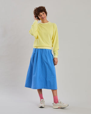 Terry Ranglan Sweatshirt Yellow