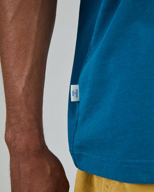 Asis Percales Crocodylus T-Shirt Blue
