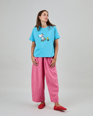 Peanuts Roller Oversize Tee Blue