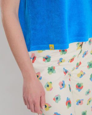 Terry oversize Tee Blue
