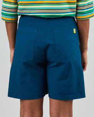High Waist Shorts Blue