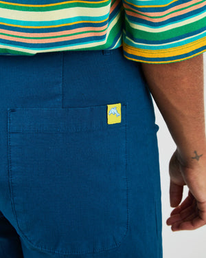 High Waist Shorts Blue