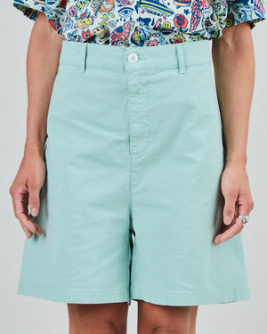 High Waist Shorts Green