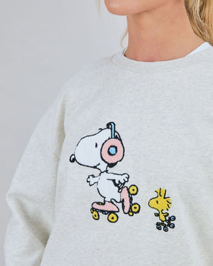 Peanuts Roller Sweatshirt Ecru