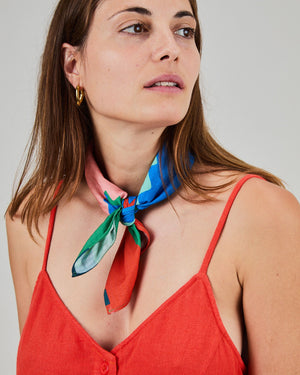 Maxi Flower Cotton Scarf