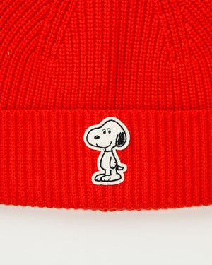 Peanuts Wool Beanie Red