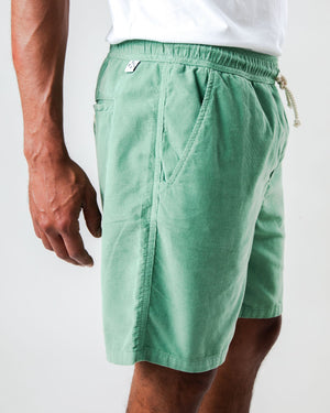 Baby Cord Short Light Green