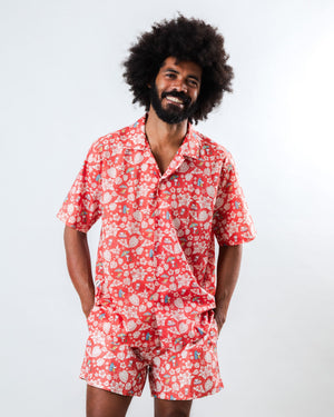 Peanuts Tropical Swimwear Red