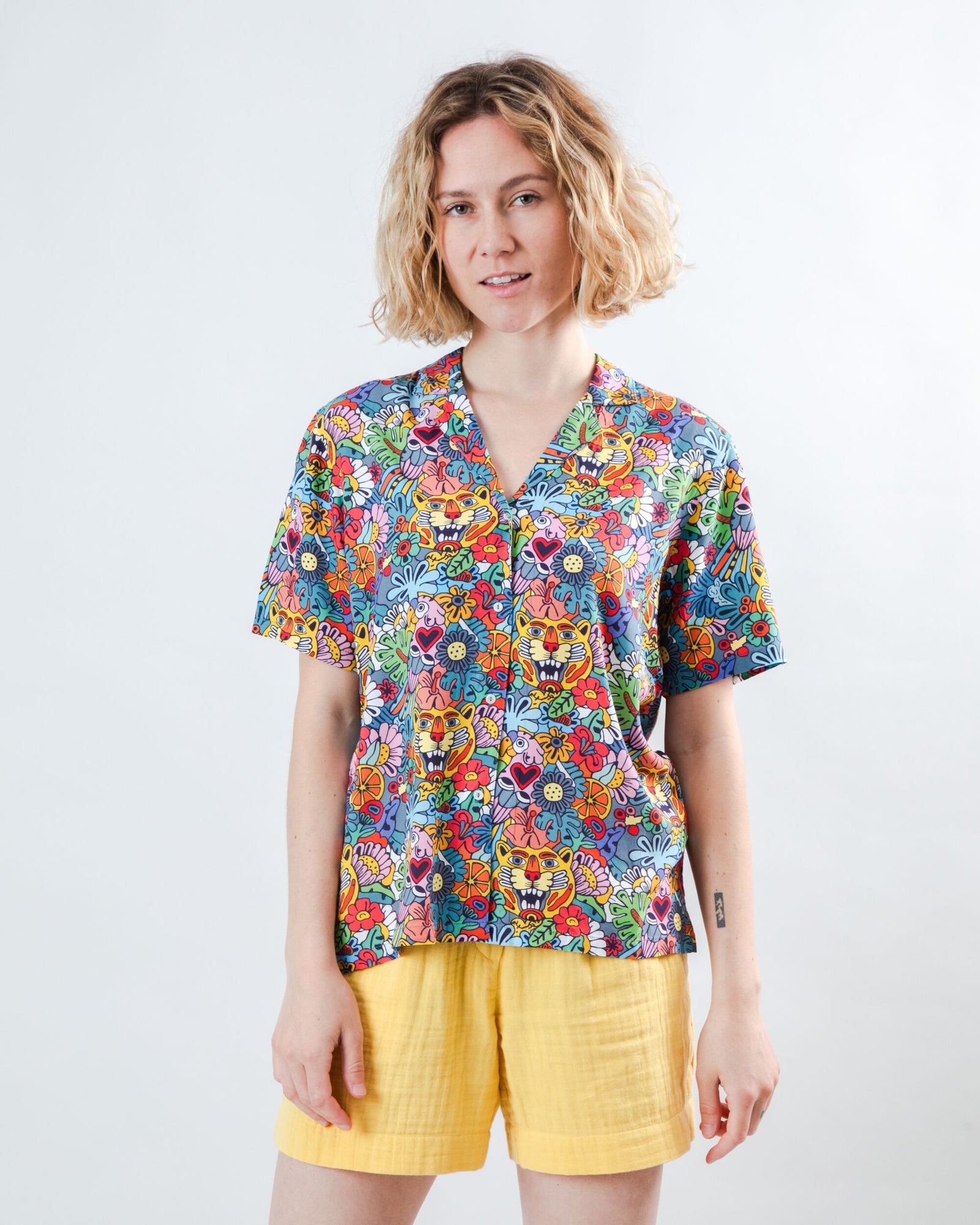 Asis Percales Tutti Frutti Aloha Blouse