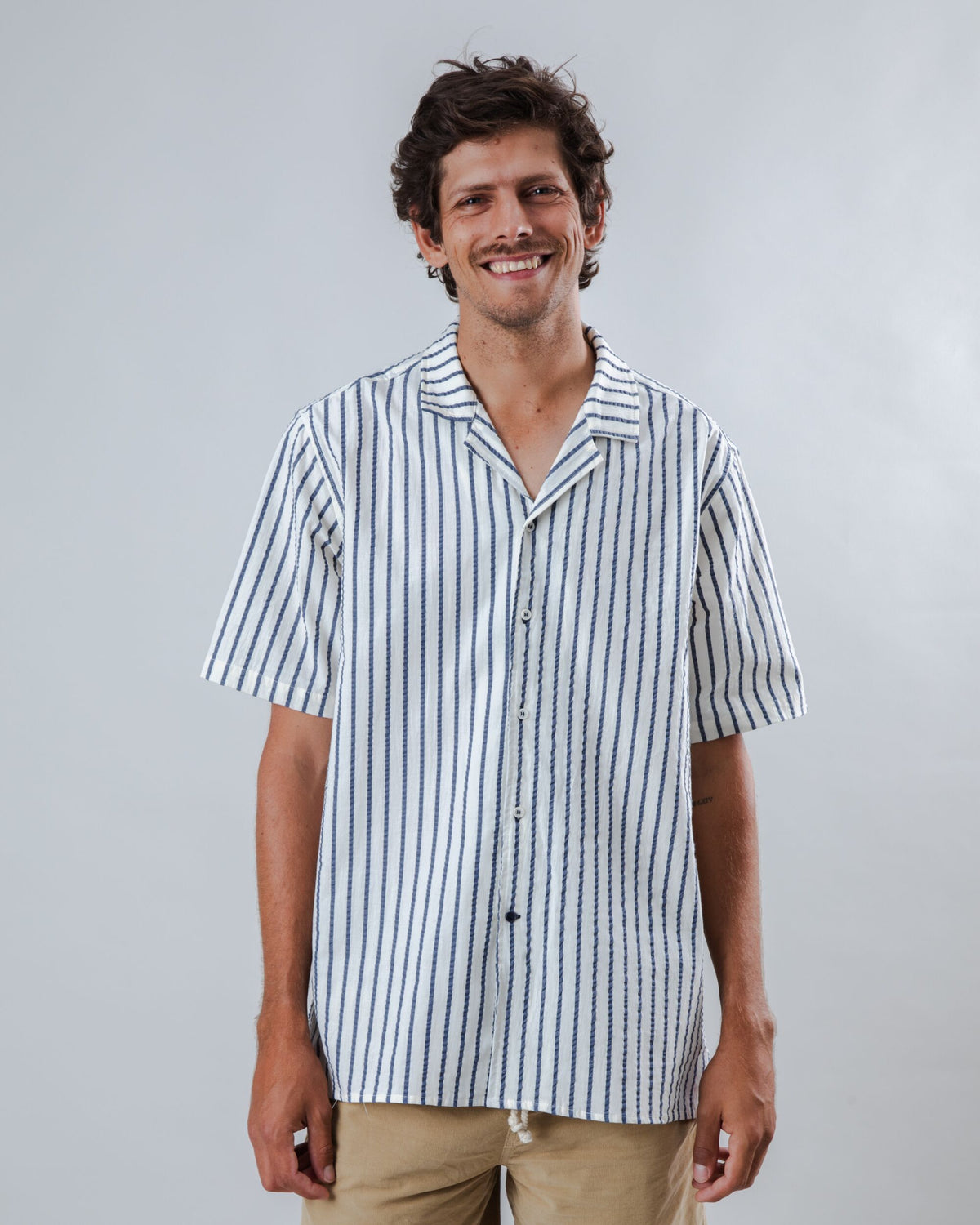 Sailor Aloha Shirt Blue