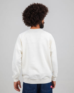 Hot & Brava Pizza Sweatshirt White