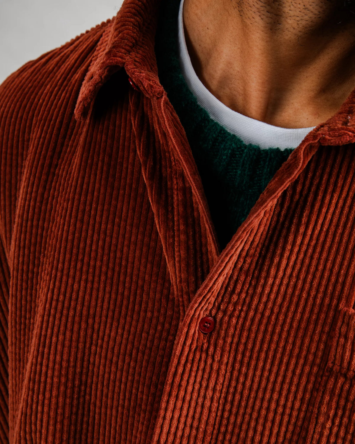 Corduroy Overshirt Copper