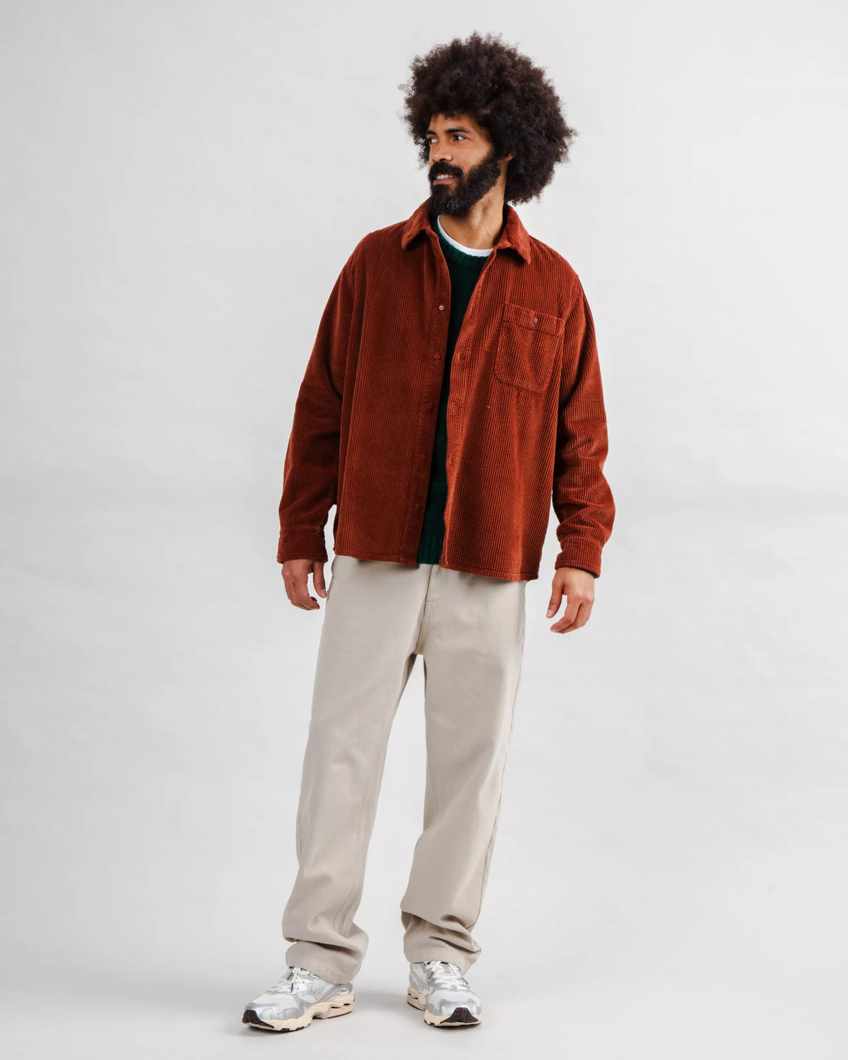 Corduroy Overshirt Copper