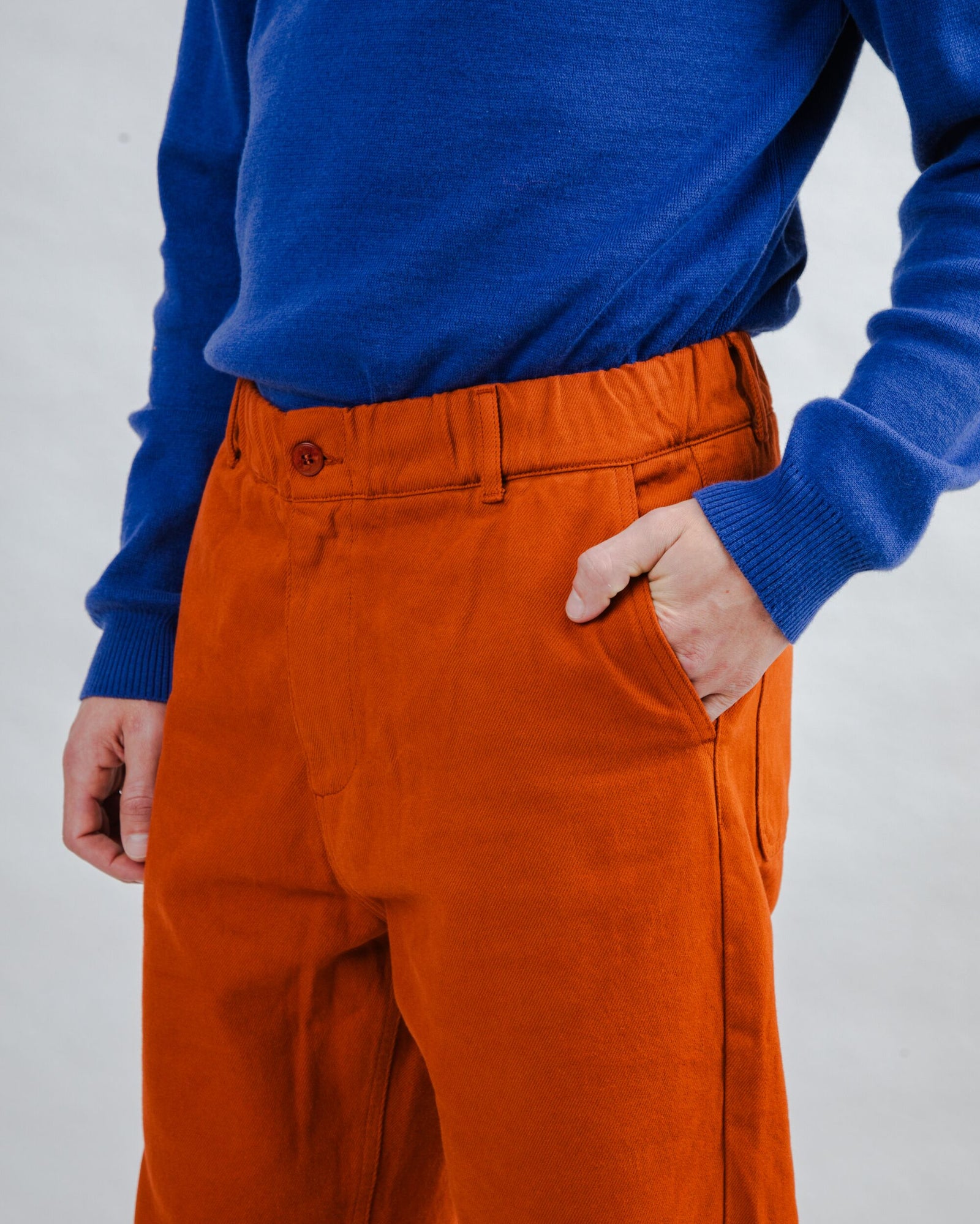 Loose Relaxed Pants Brown