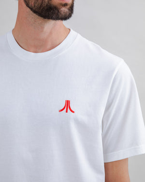 Atari Logo Tshirt White