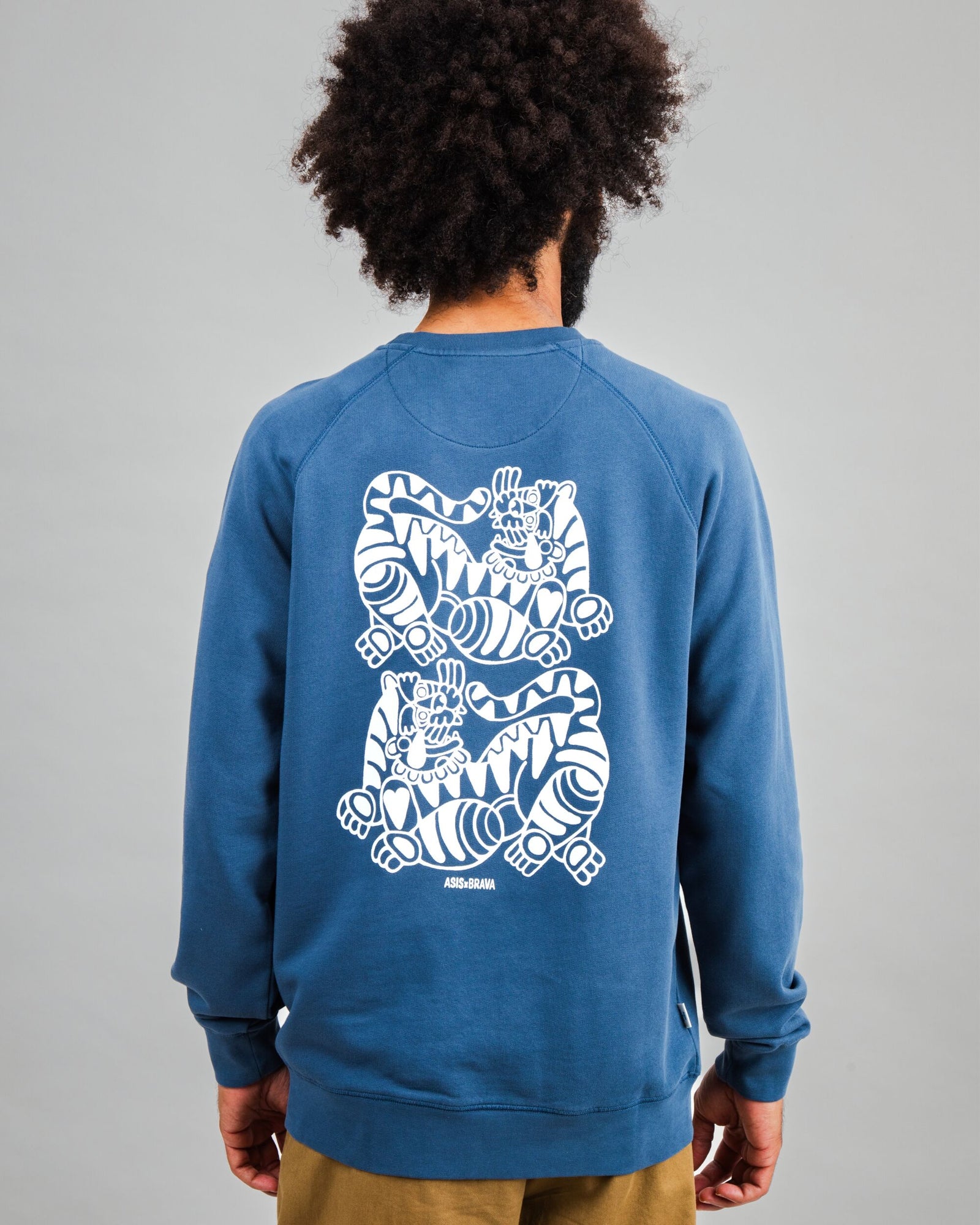 Asis Percales Tigris Sweatshirt Blue