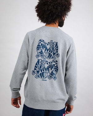 Asis Percales Tigris Sweatshirt Grey