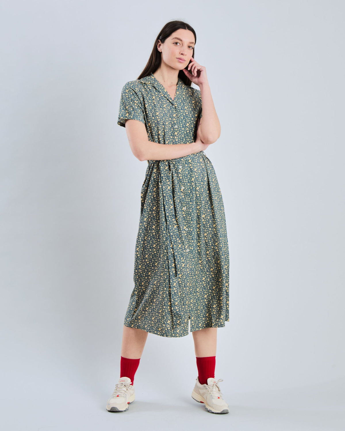 Peanuts Woodstock Long Dress Navy