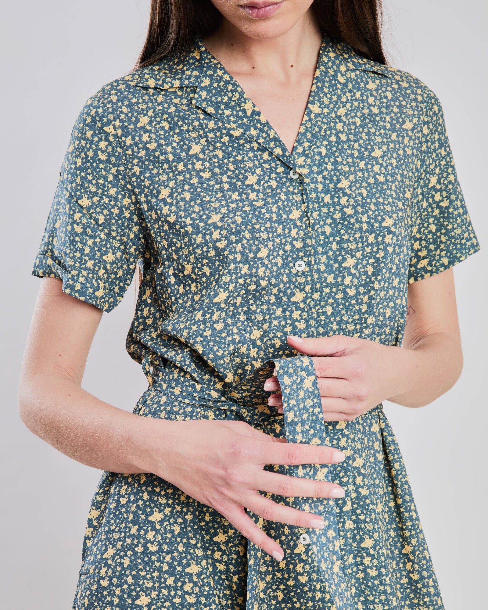 Peanuts Woodstock Long Dress Navy