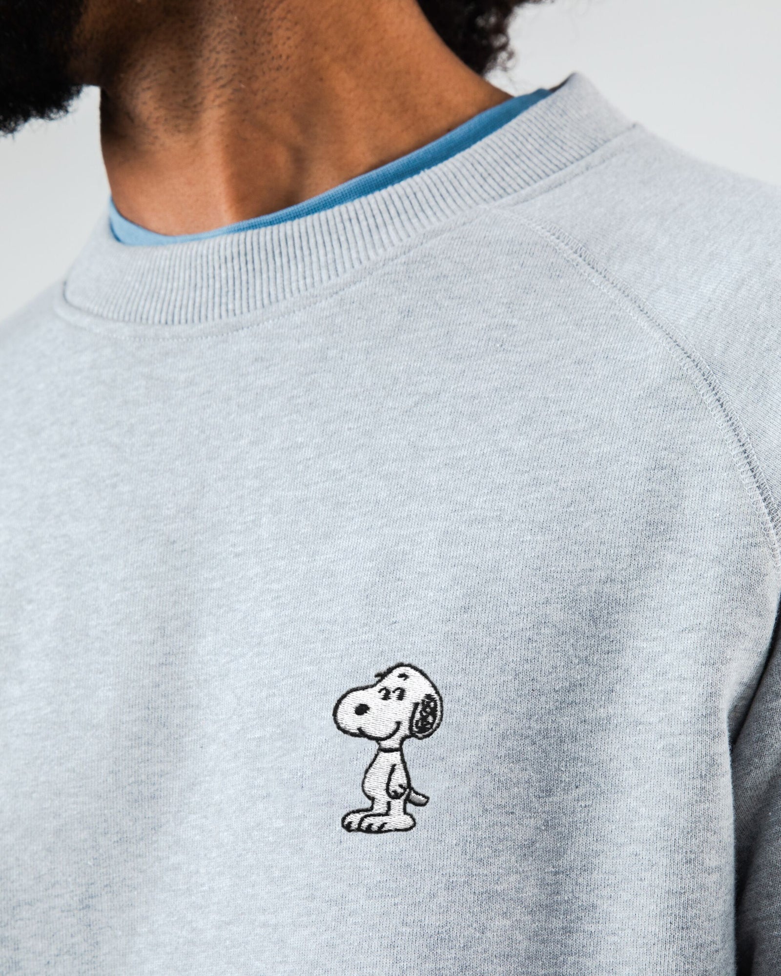 Peanuts Snoopy Regular Sweatshirt Grey Melange 