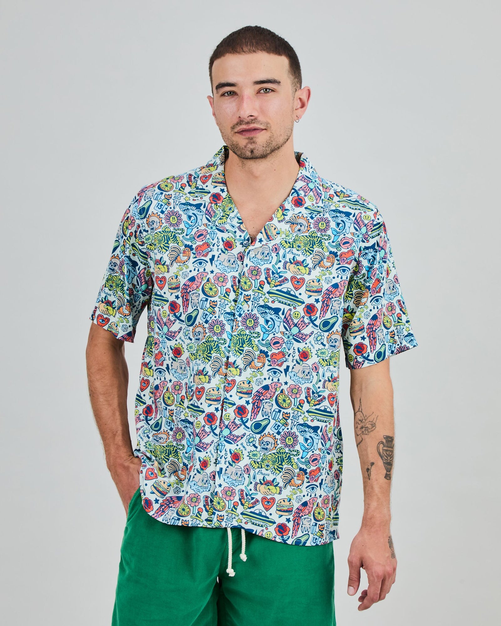 This is Asis Aloha Shirt