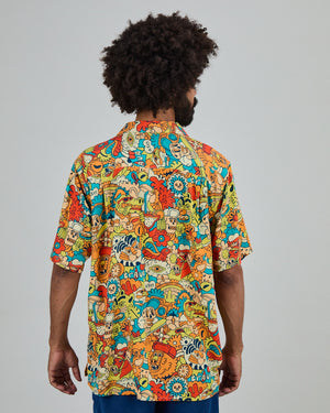 Asis Percales Party Animal Aloha Shirt