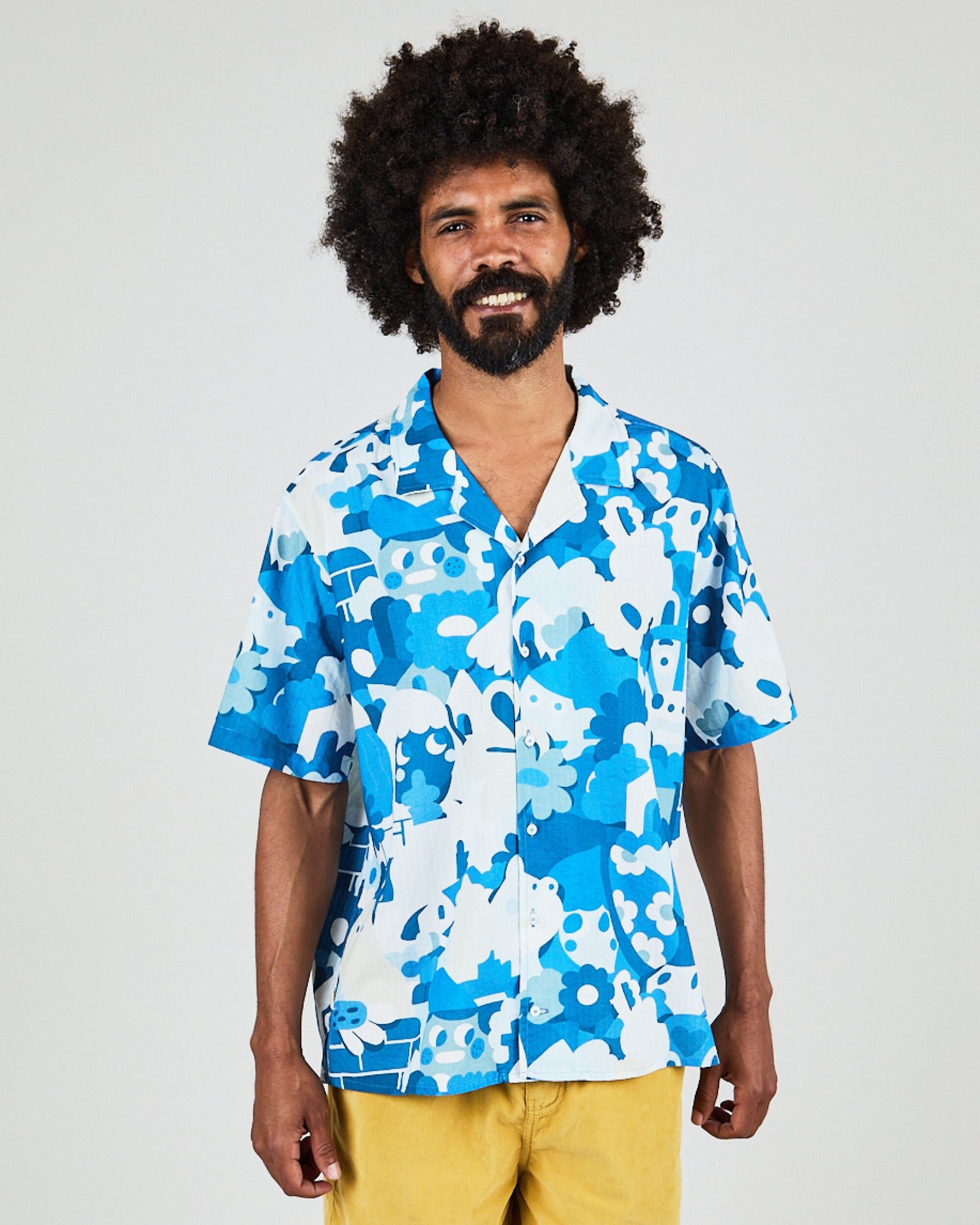 Geco Friends Aloha Shirt Blue