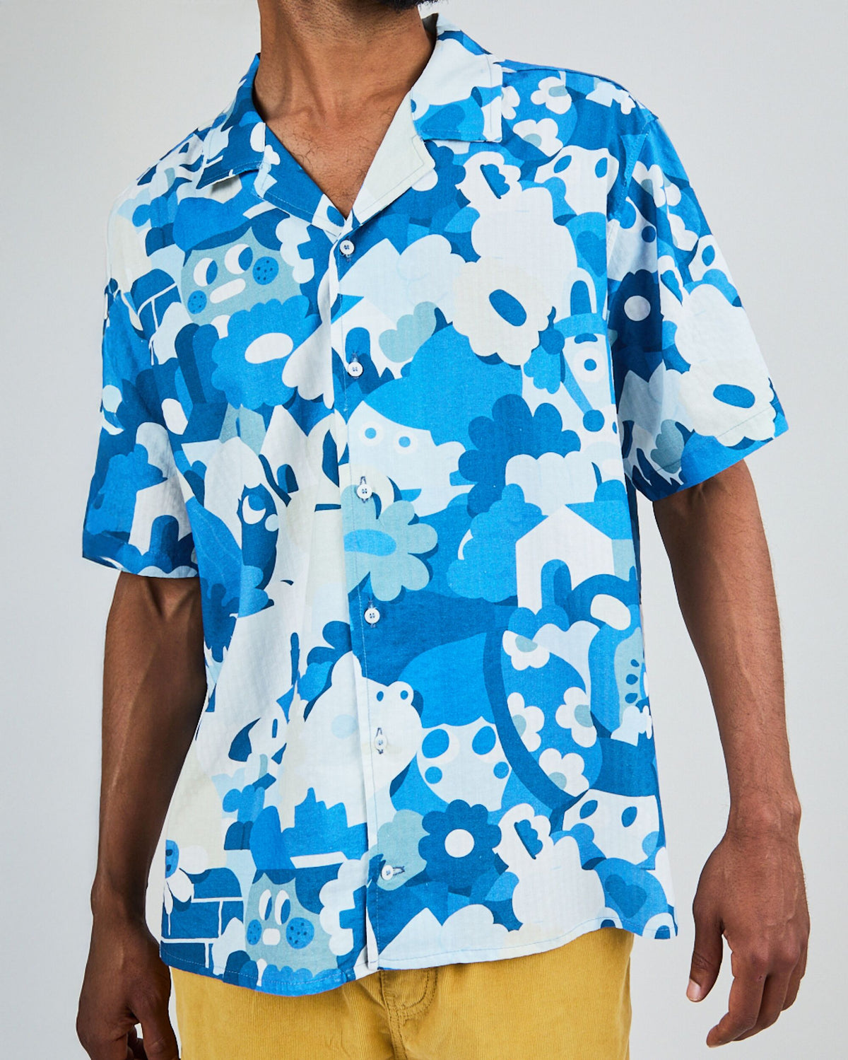 Geco Friends Aloha Shirt Blue