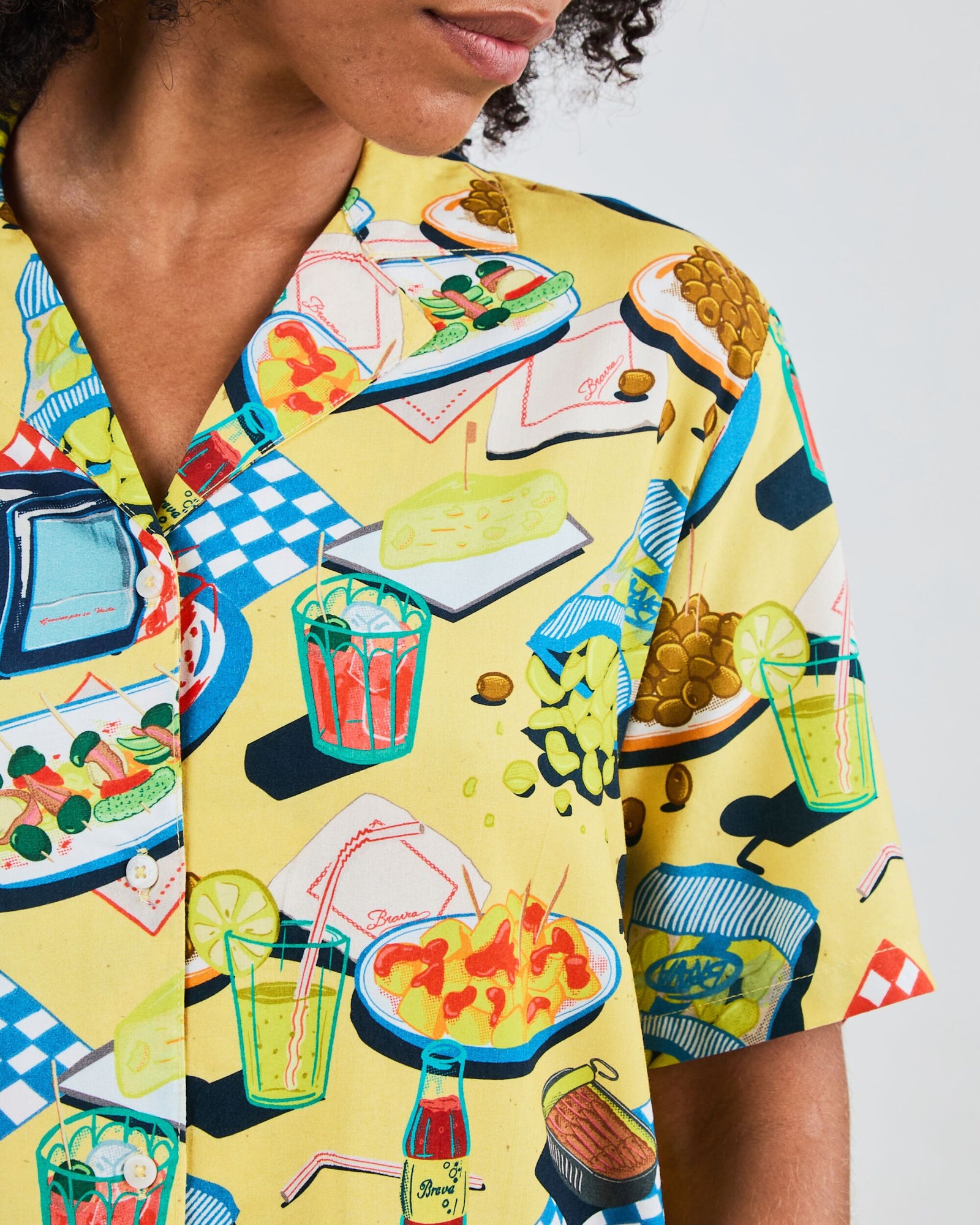 Chiringuito Aloha Blouse Yellow