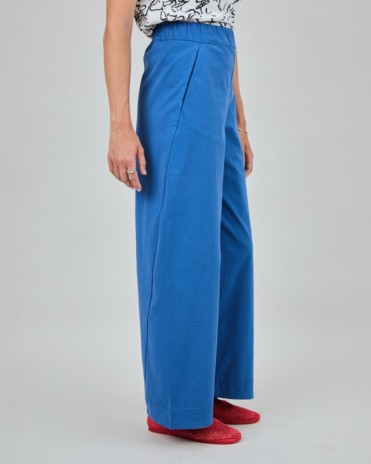 Picnic Oversize Pants Blue
