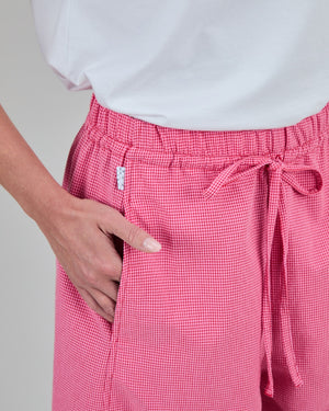 Checks Balloon Pants Pink