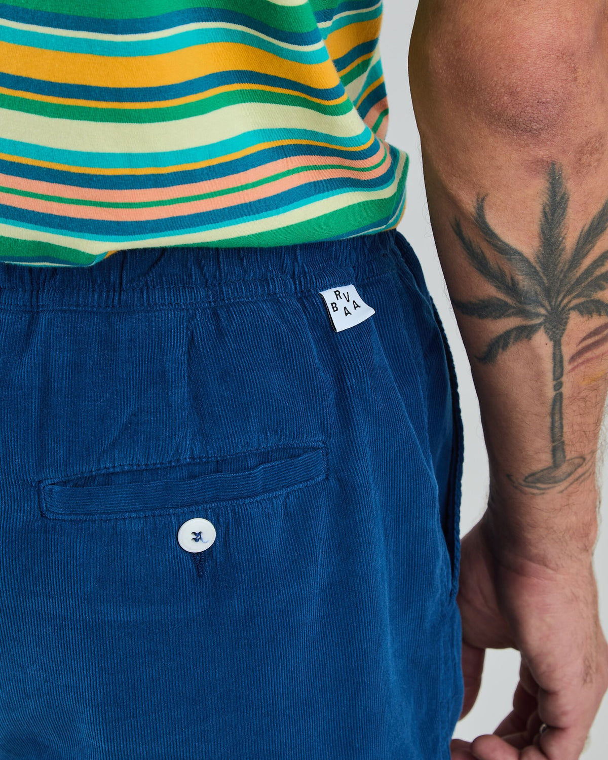 Baby Cord Shorts Blue