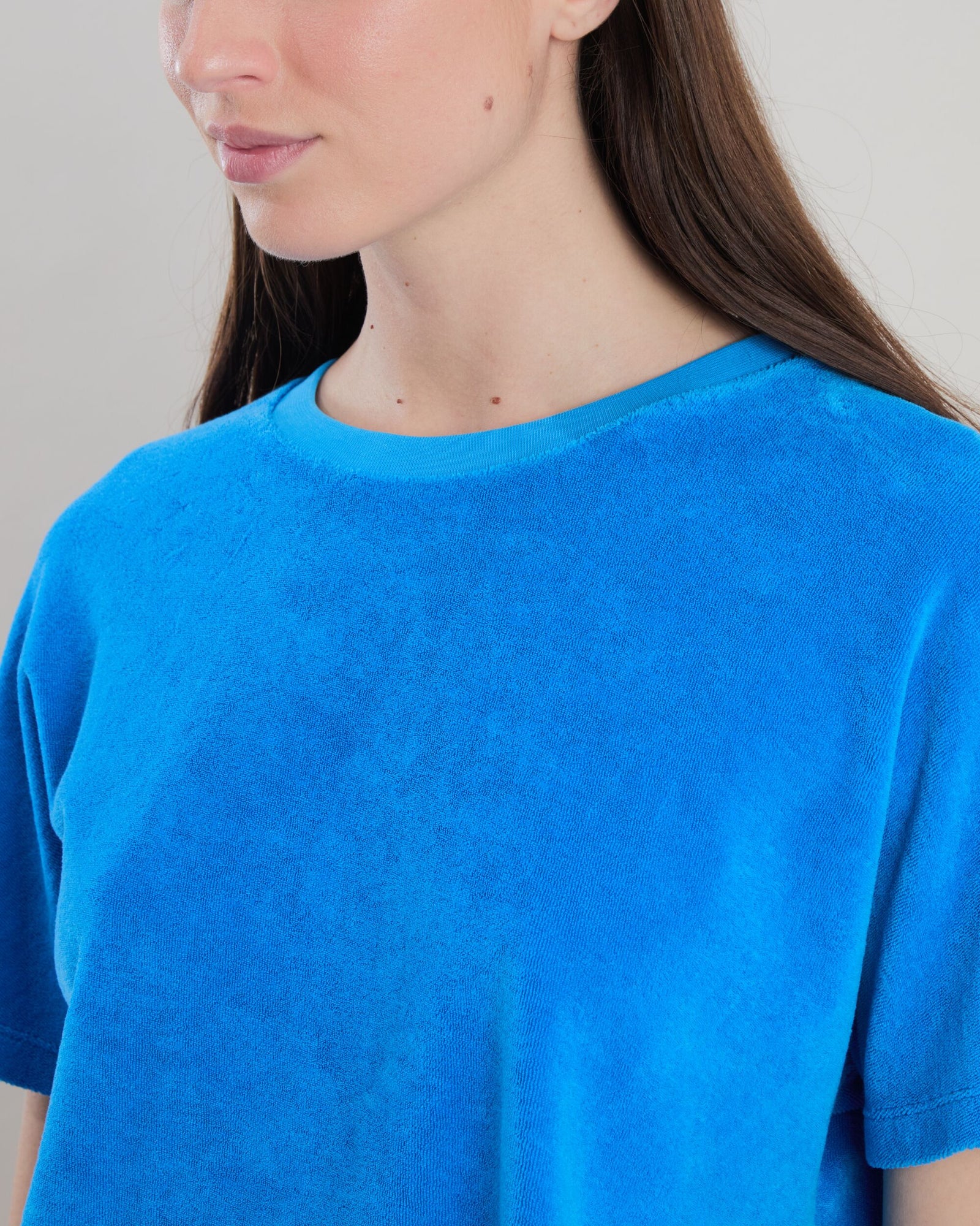 Terry oversize Tee Blue
