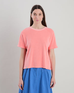 Terry oversize Tee Peach