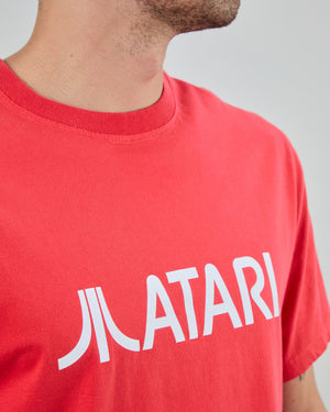 Atari Classic Logo Oversize T-Shirt Red