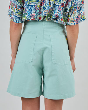 High Waist Shorts Green