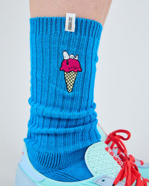 Peanuts Gelato Socks Blue
