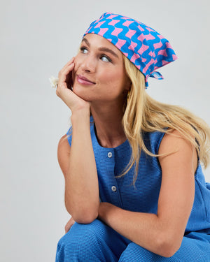 Wavy Stripes Cotton Scarf