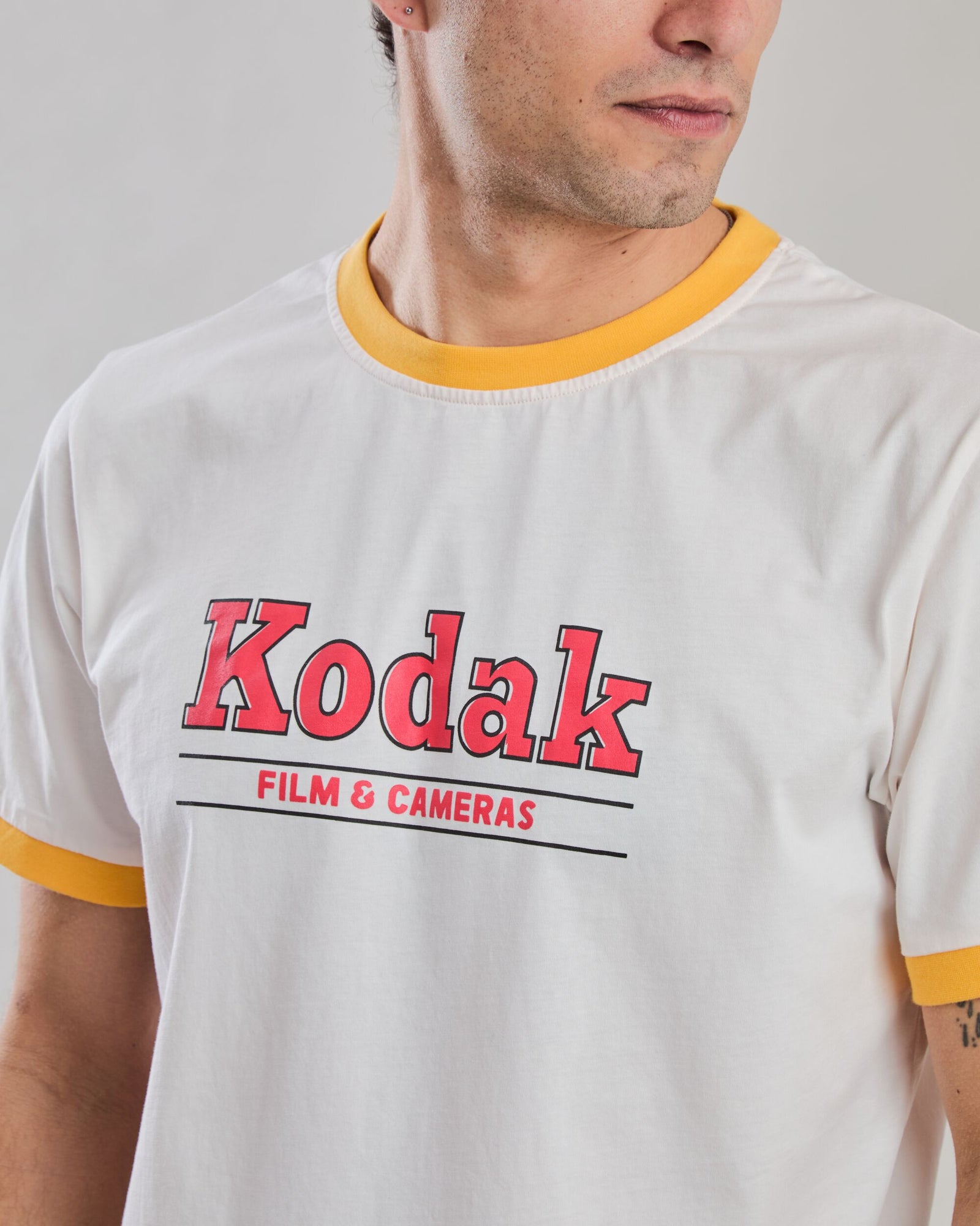 Kodak Retro FIlm Tshirt Ecru